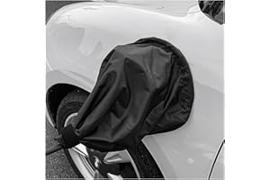 Suvnie EV Charger Plug Port Cover, Waterproof Electric Car Charging Cover, Rain Sun UV Snow Dust All-Weather Protection, Outd