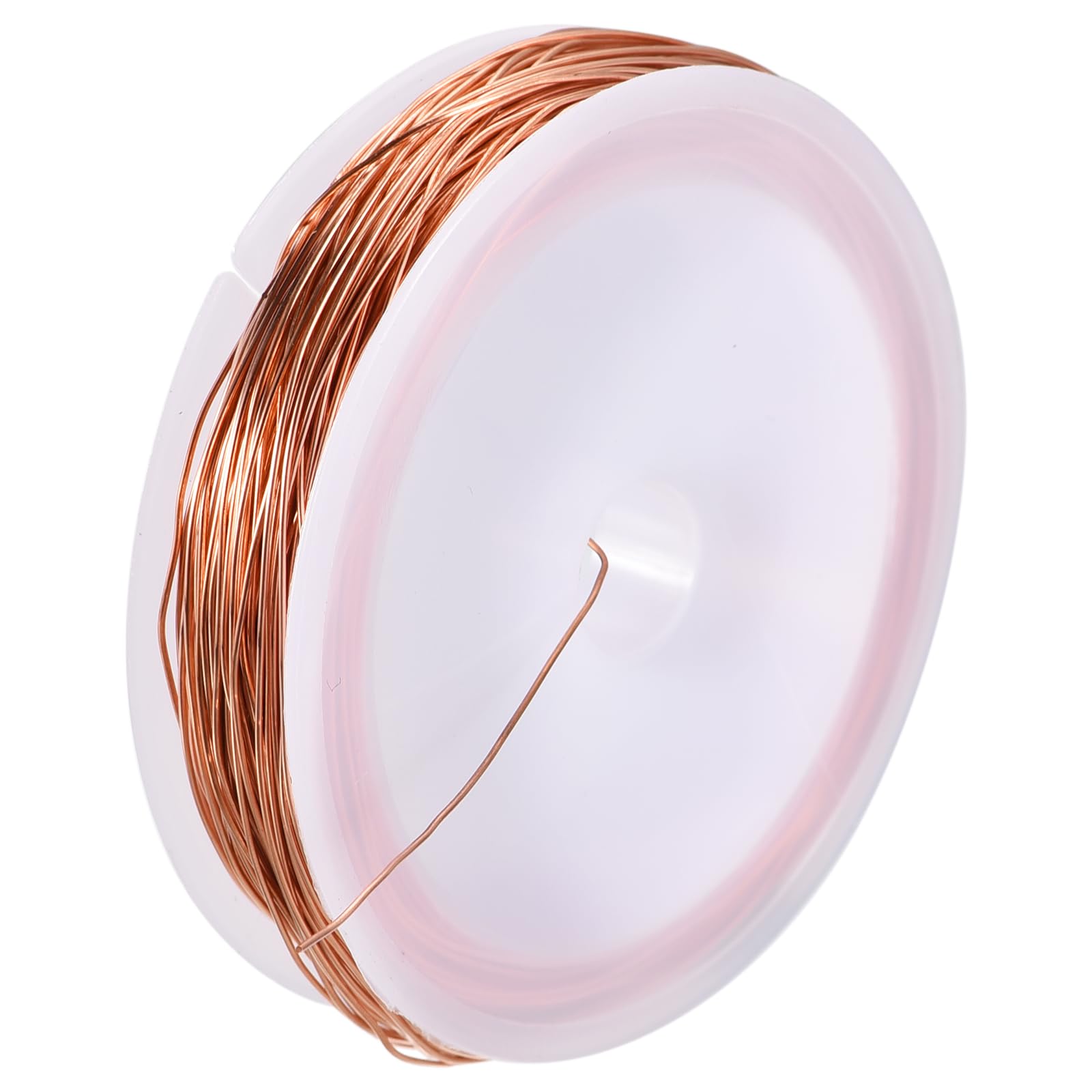 uxcell 99.9% Soft Copper Wire(28 Gauge, 98 FT), 0.06 Pound Spool Pure Copper Wire for Jewelry Making, Craft, Decorations