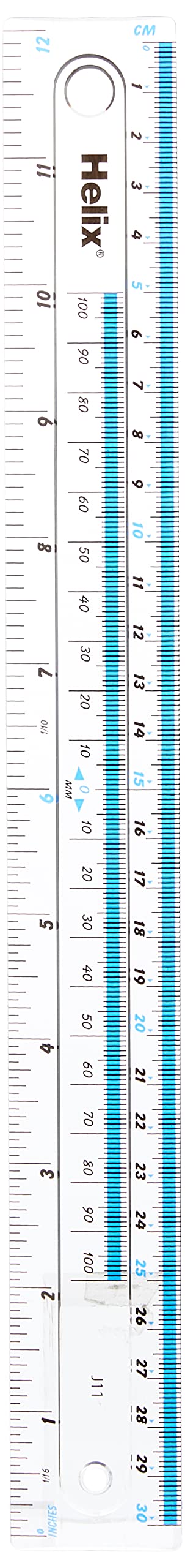 Helix 12 inch Clear Ruler