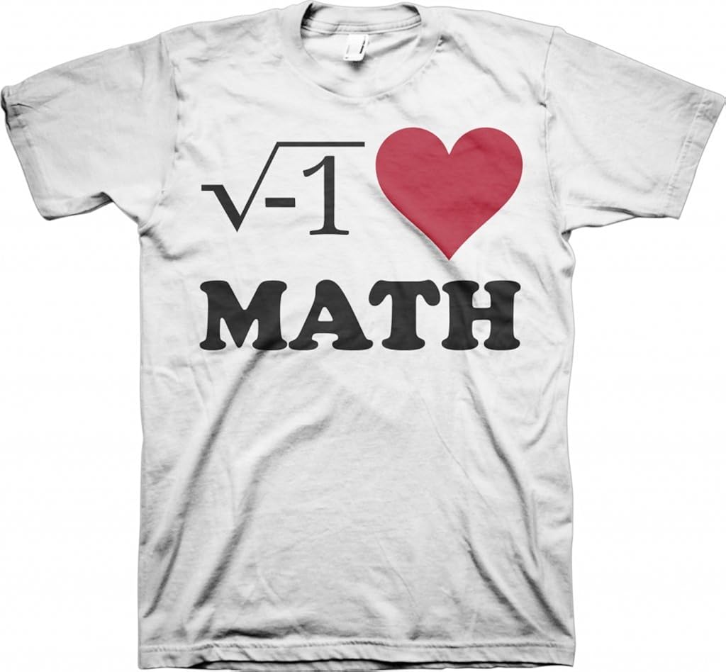 I Heart Math - I Love Math Equation - T-shirt - Ice Grey: Amazon.ca