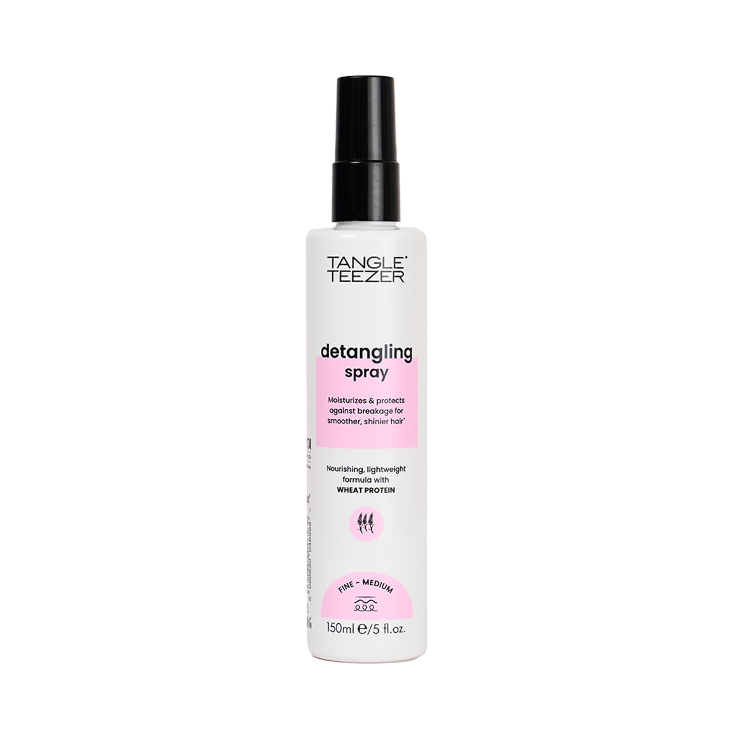 Tangle Teezer Detangling Spray for Fine & Medium Hair - Moisturises, Nourishes, Strengthens - Made with Wheat Protein - Vegan & Cruelty Free Gentle & Quick Detangling