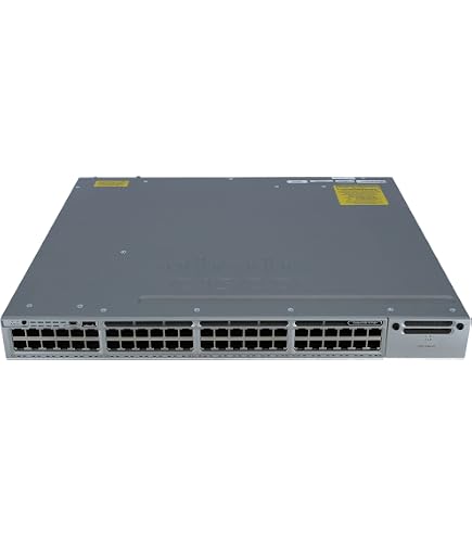 Cisco WS-C3850-12X48U 48-Port Gigabit UPOE Desktop Switch – Used, Missing PSU