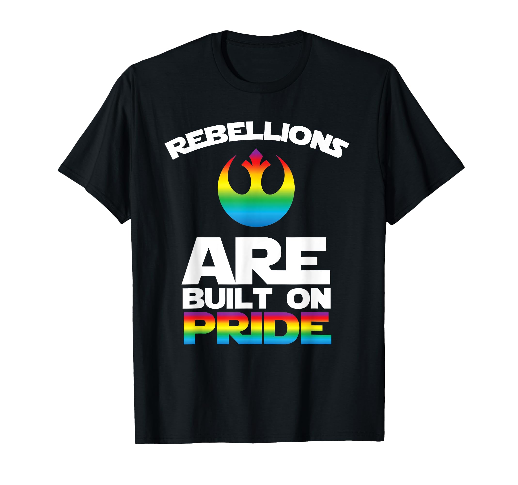 Photo 1 of "Rebellions Are Built On Pride" Gay Pride T-Shirt T-Shirt 3Xl