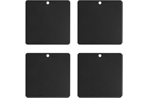 LimCryspp Self-Adhesive Magnetic Mount Pad for Aluminum Cabs,No Drilling Metal Plates for Magnetic Mount, Secure LED Light Ba