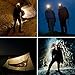 2000 Lumens Headlight Headlamp , LED Beam Head Lamp Light Torch , Zoomable Spotlight Floodlight , Rechargeable Waterproof Flashlight , for Night Fishing Hunting Camping Hiking Cycling Riding Running (Coffee)