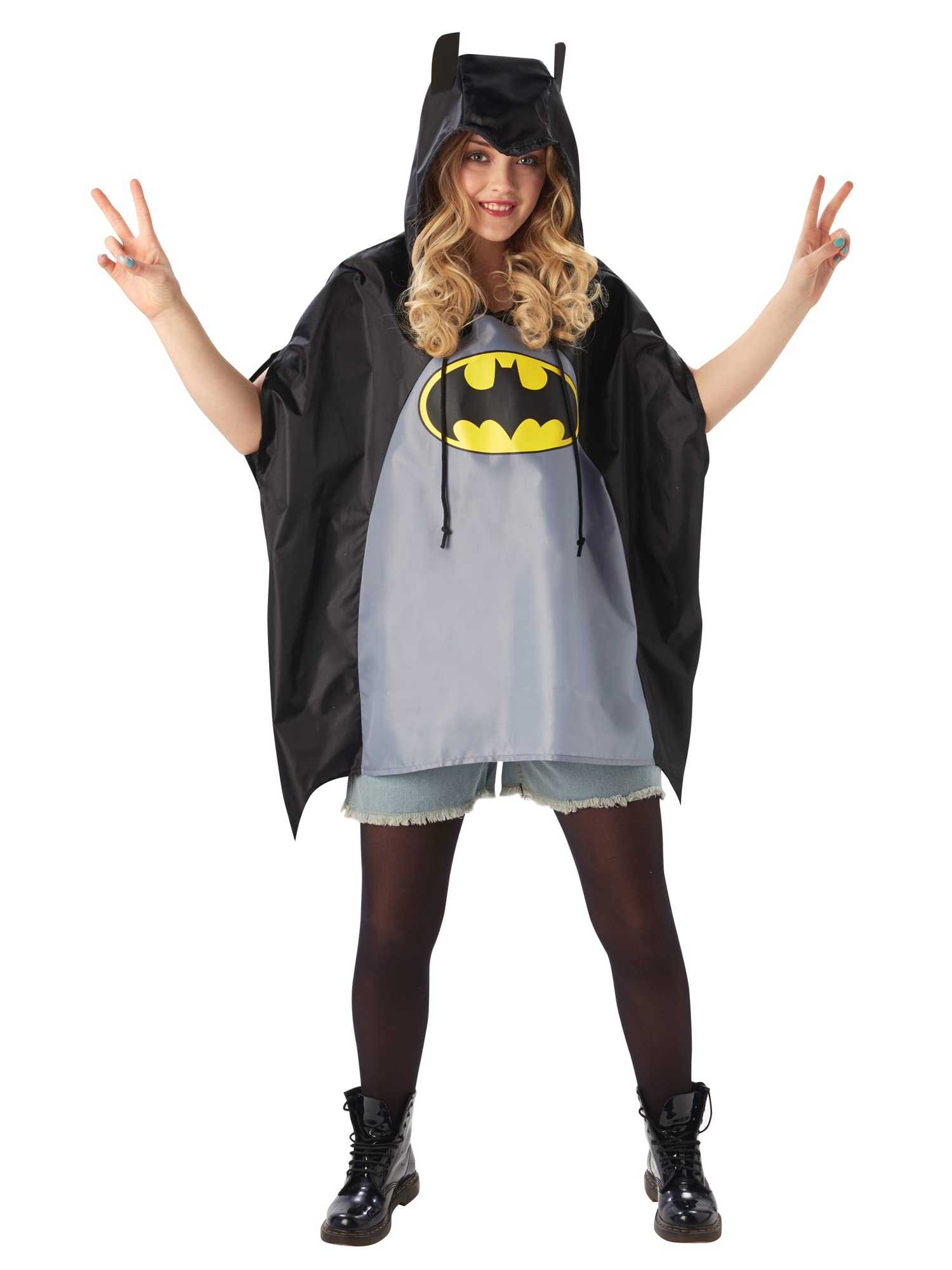 Rubie's 32326 Rubie's Official Batman Festival Poncho Adults One Size One Size