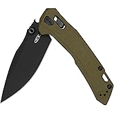 Zero Tolerance 0203, 4 inch CPM M4 Steel Blade, Olive Green G10 Handle, Duralock Mechanism, Manual Opening, Made in USA