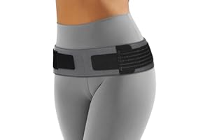 VELPEAU Sacroiliac Belt for Si Joint, Hip, Pelvic, Lower Back, Leg and Sacral Nerve Pain Relief, Very Stretchy, Slim, Lightwe