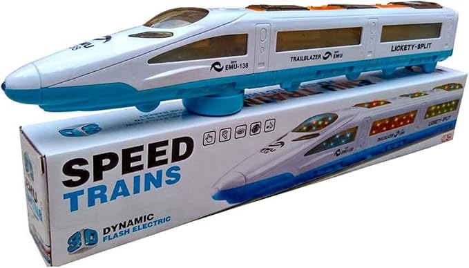 Swastik Shoppy Emu Speed Train for Kids with 3D Lights & Music
