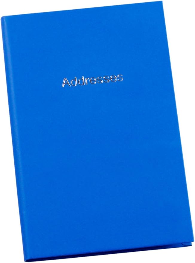 Small A7 Pocket Sized Hardback Personal Address Book Blue Amazon.co.uk Office Products