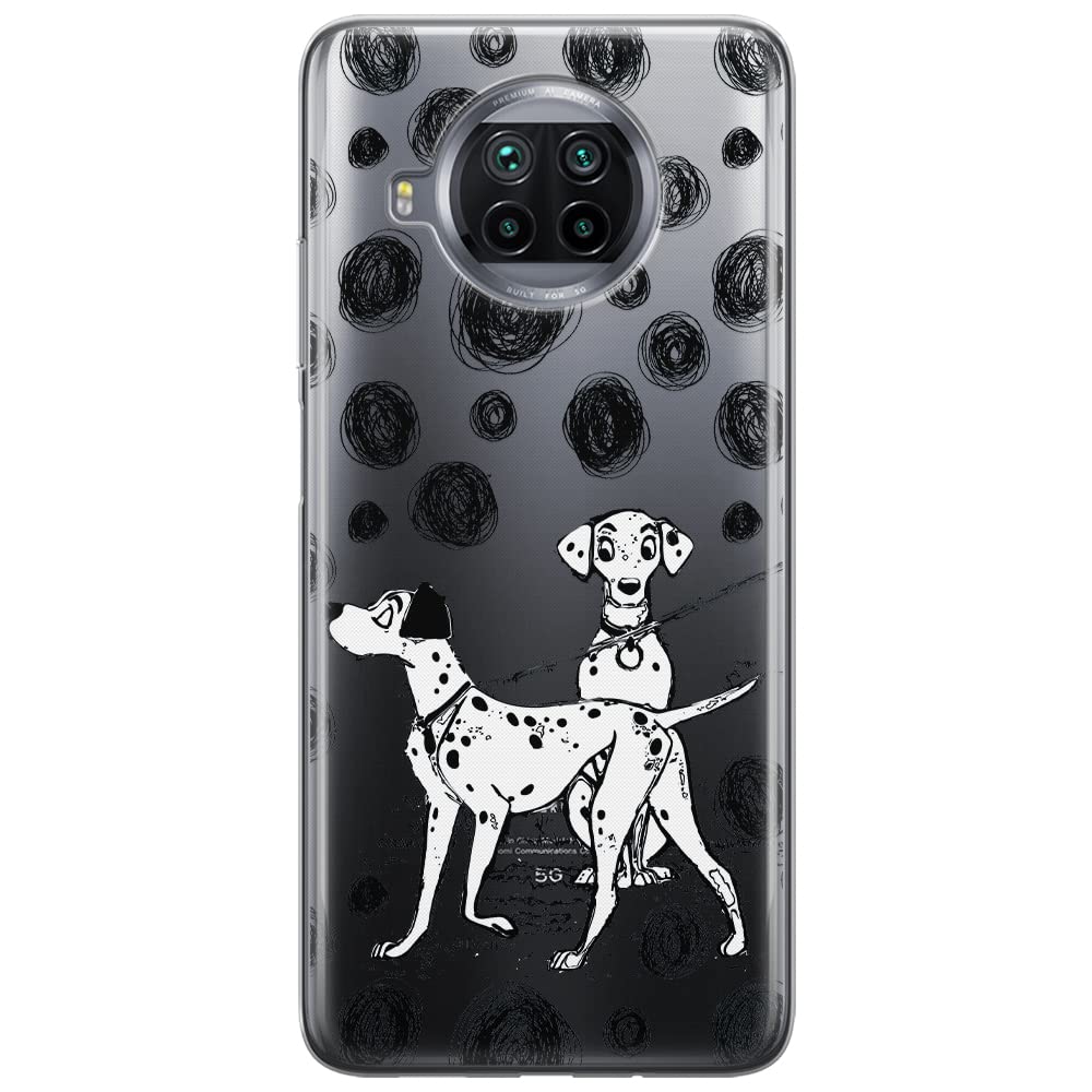 ERT GROUP mobile phone case for Xiaomi MI 10T LITE/REDMI NOTE 9 PRO 5G original and officially Licensed Disney pattern Dalmatian 002 adapted to the shape of the mobile phone, partially transparent — image 1