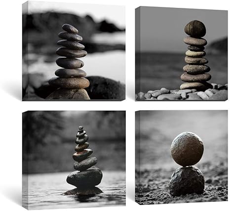 Amazon Com Gronda Zen Wall Art For Bathroom Spa Decor Meditation Canvas Painting Prints Zen Stones Artwork Pictures Ready To Hang For Spa Living Room Bedroom Office Home Decor 1212 Inch 4 Panels Amazon Com Gronda Zen Wall Art For Bathroom Spa Decor Meditation Canvas Painting Prints Zen Stones Artwork Pictures Ready To Hang For Spa Living Room Bedroom Office Home Decor 1212 Inch 4 Panels