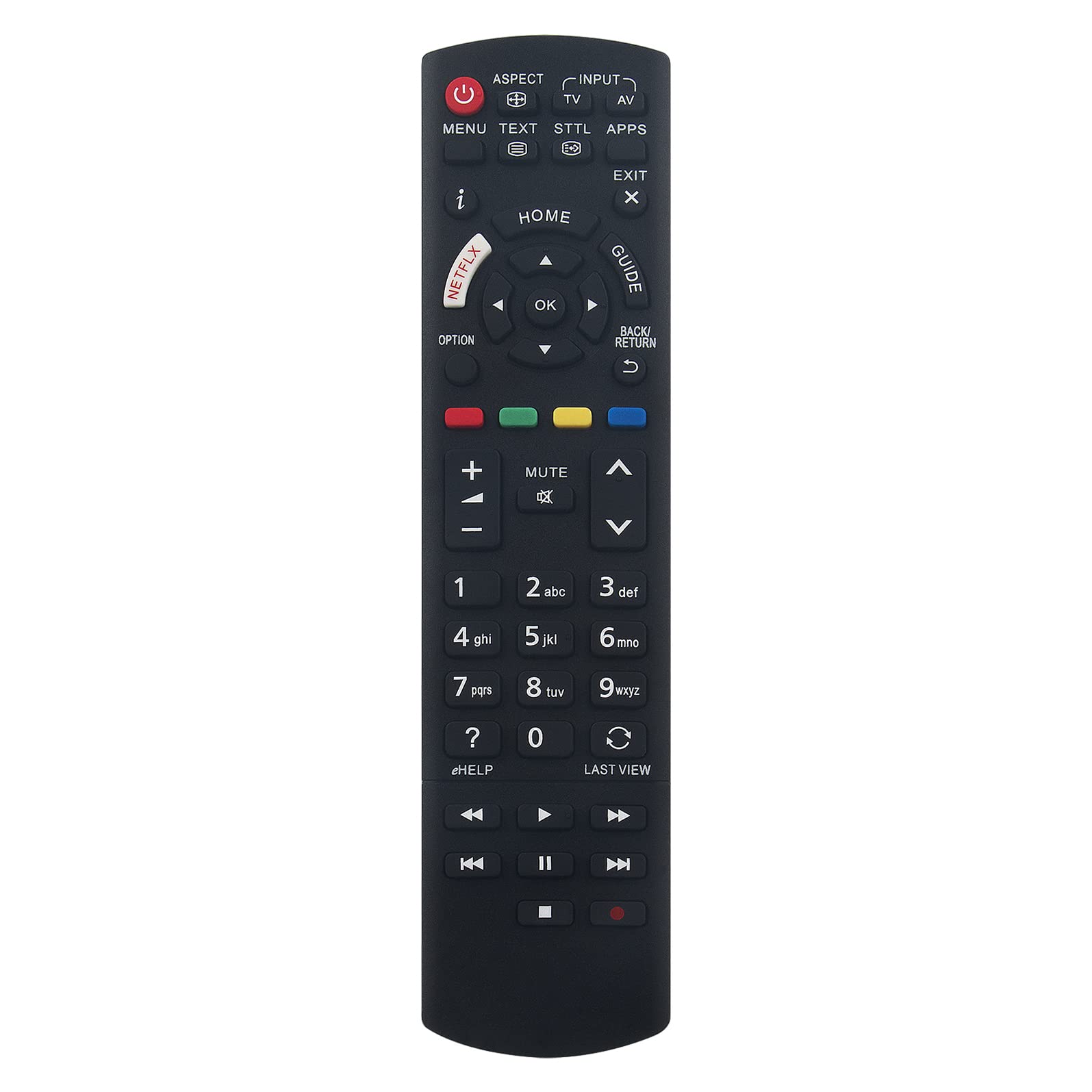 VINABTY N2QAYB001109 Sub N2QAYB001108 Replacement Remote Compatible with Panasonic TV TX-24ES500B TX-24ES500E TX-24ES513E TX-24ESW504 TX-32ES400B TX-32ES400E TX-32ES403E TX-32ES500B TX-32ES500E