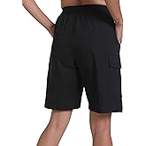 Rrosseyz Women's Hiking Cargo Shorts with Pockets Quick Dry Athletic Gym for Women Exercise Lounge
