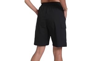 Rrosseyz Women's Hiking Cargo Shorts with Pockets Quick Dry Athletic Gym for Women Exercise Lounge