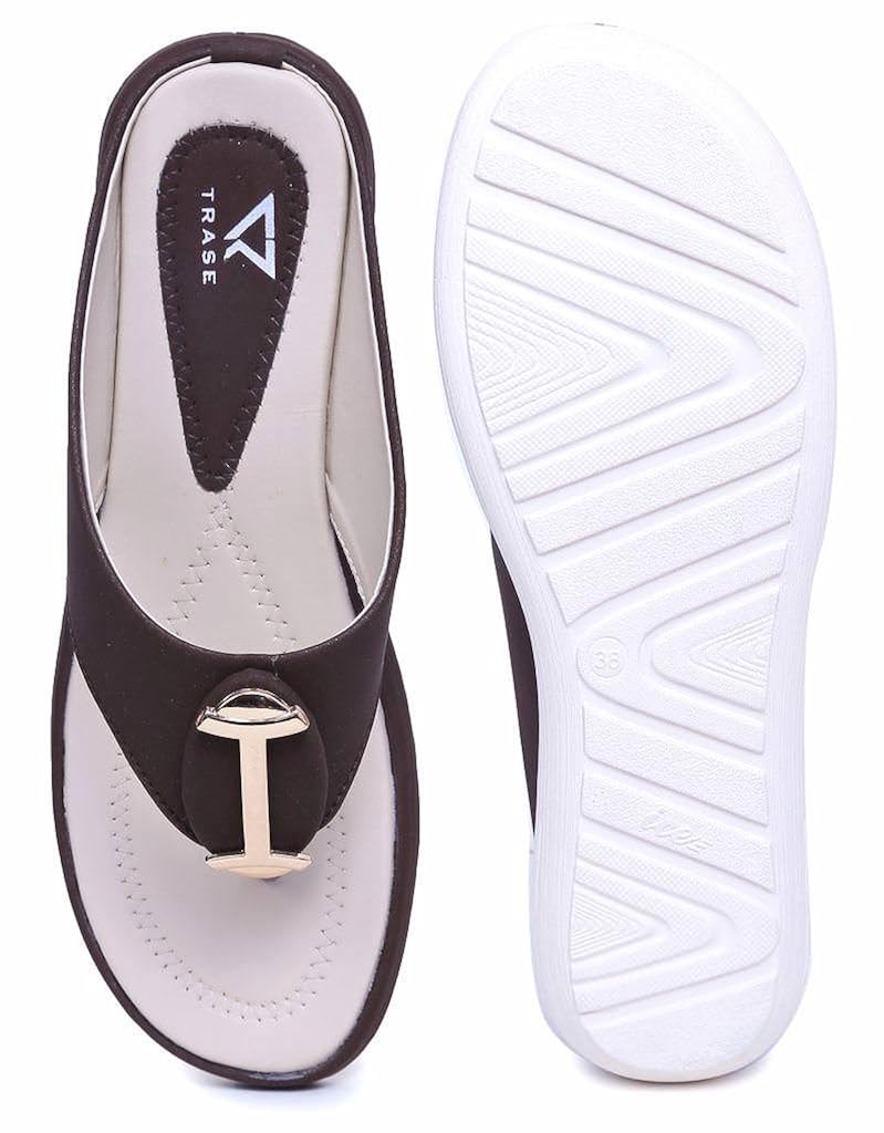 trase yara women flat fancy slippers for partywear, dailywear