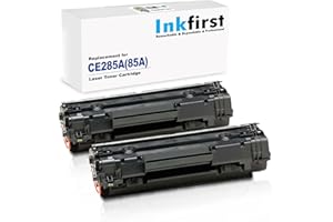 2 Inkfirst Compatible Toner Cartridges Replacement for HP CE285A 85A LaserJet Pro P1102 P1102w P1109w M1130 M1132 M1134 M1136