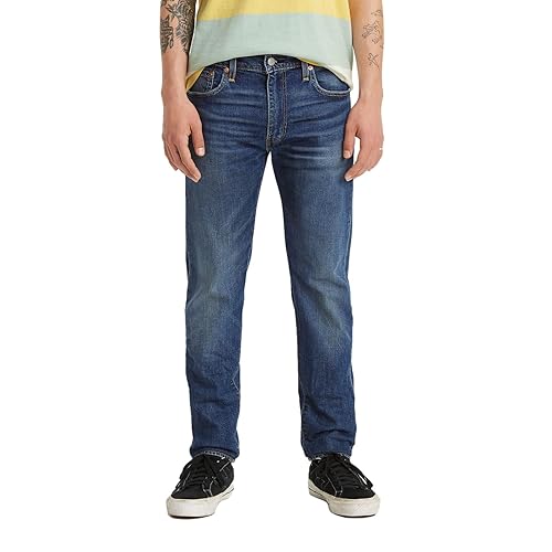 Levi's Men's 512 Slim Taper Jeans (Seasonal), Red Haze Indigo-Stretch, 34W x 34L