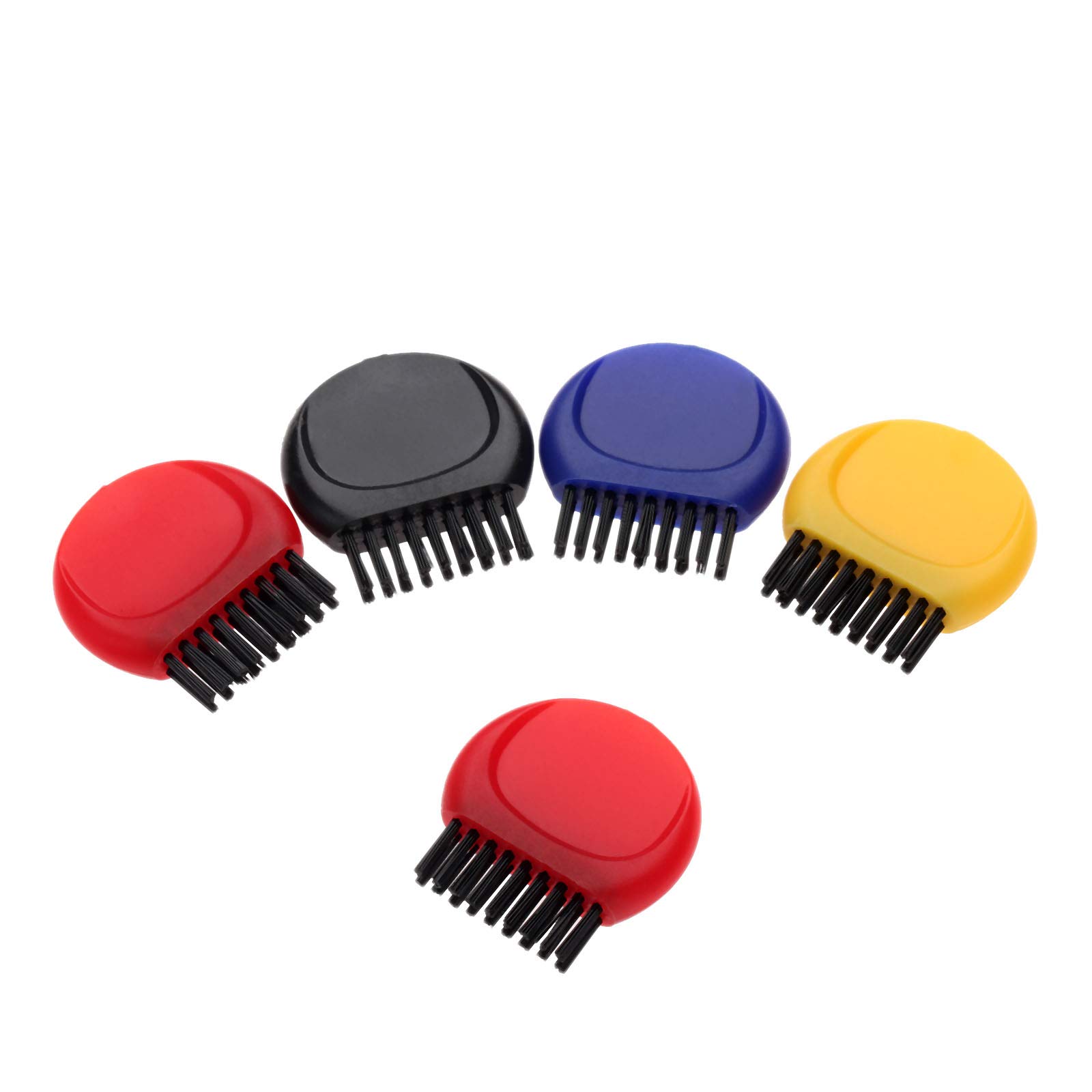 MUXSAM Mini Golf Club Brushes Clean Golf Groove of Golf Head Brush Portable Golf and Shoes Cleaner，Color Random