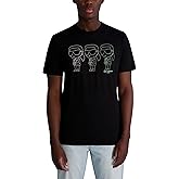 Karl Lagerfeld Mens Short Sleeve Crewneck Karl Trio Graphic Design T-Shirt