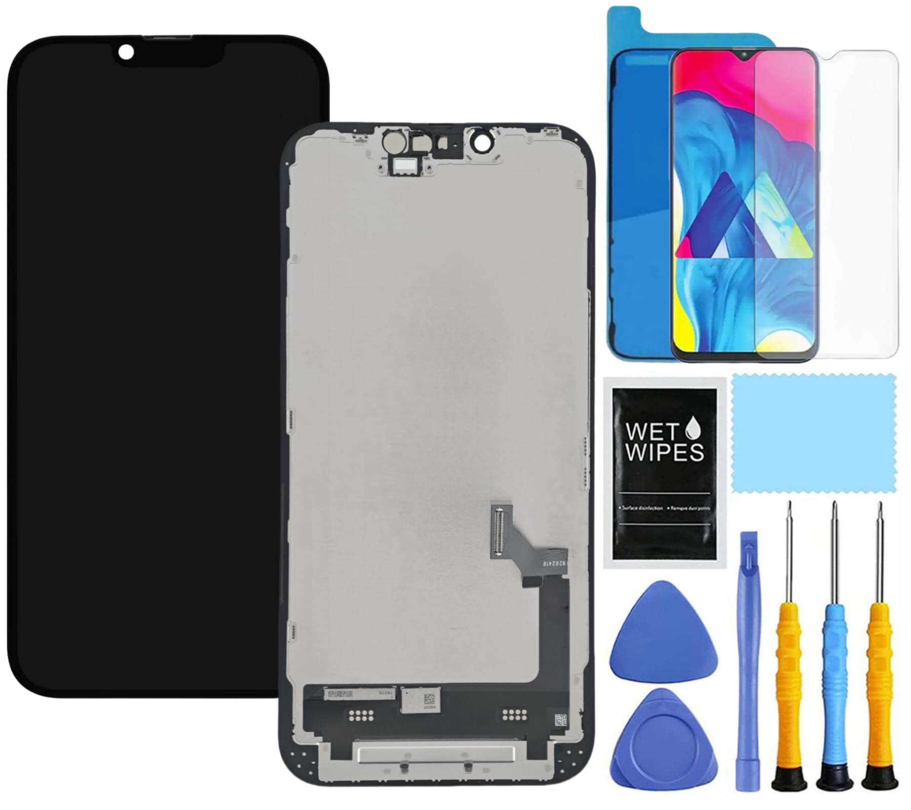 Photo 1 of ZTOOYO for iPhone 16e Screen Replacement for iPhone 16e Screen Replacement kit for iPhone 16e LCD Display digitizer A3212 A3408 A3410 A3409 Touch Screen Assembly with Repair Tools