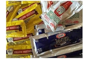 Heinz Ketchup & Mustard, Kraft Mayo Single Serve Packets 25 Individual Packets Each Variety