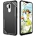 LG G7 Case, LG G7 ThinQ Case, GSDCB Air Cushion Shockproof Phone Protective Case with Soft Flexible TPU Cover Ultra Thin Slim Fit Non Slip Anti Scratch for Women Men Girls Kids Boys (Black)