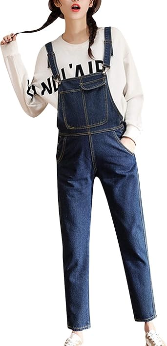 maternity jean jumpsuit