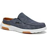 OrthoComfoot Men's Orthopedic Slip-On Loafers Walking Shoes with Arch Support: Casual Plantar Fasciitis Slippers for Flat Feet, Comfortable Orthotic Shoes for Foot and Heel Pain Relief