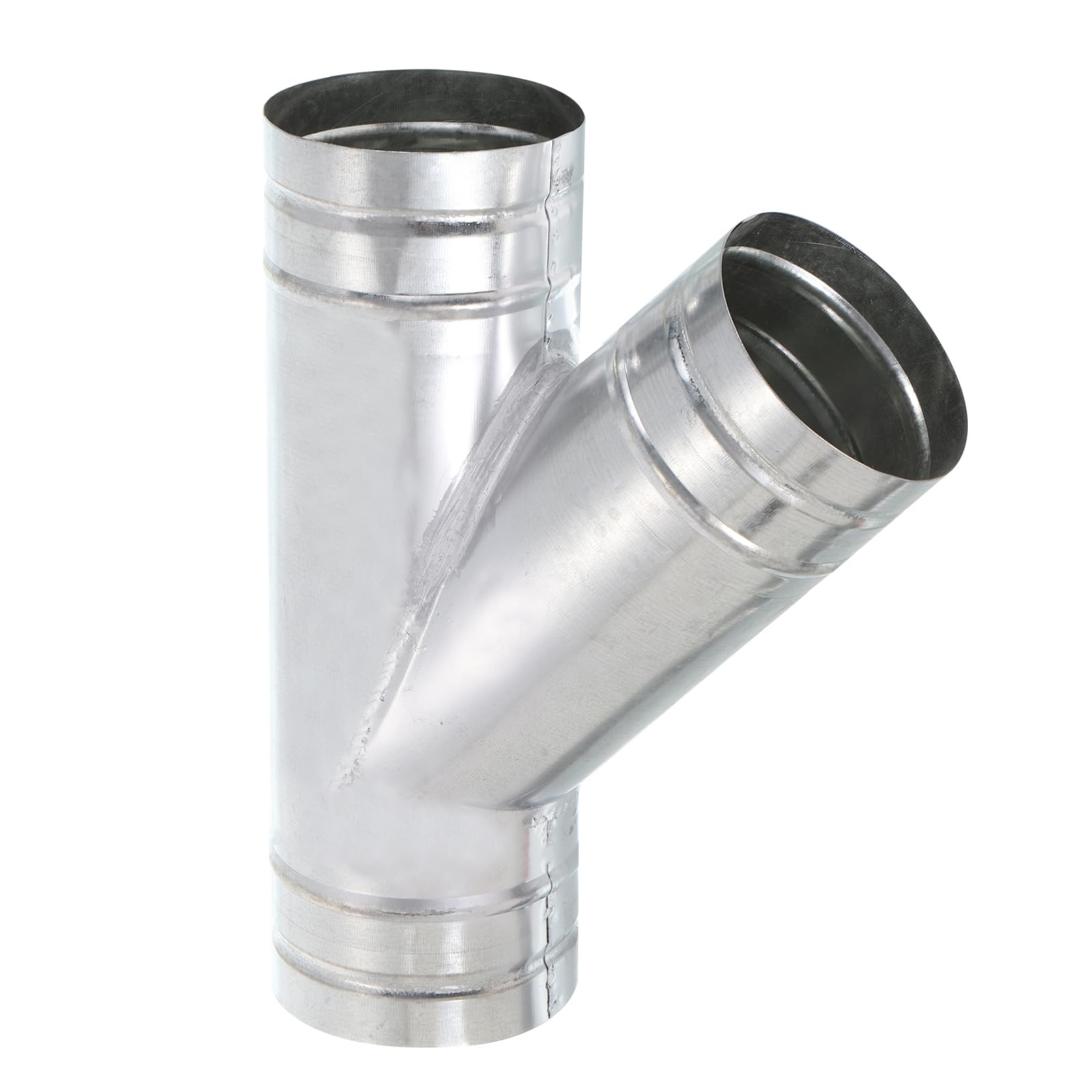 PATIKIL 4 Inch 3 Way Duct Splitter, Y Connector Air Vent Duct Hose Exhaust Pipe Adapter Joint for Dryer Exhaust Fan Vent Systems HVAC