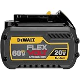 DEWALT FLEXVOLT 20V/60V MAX Lithium Ion Battery, 6.0-Ah (DCB606)