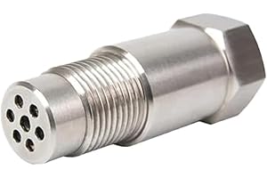 FENNIDICE Auto Parts Extension Adapter, Fuel Air Hydraulic System High Pressure Hexagonal Thread Coupler, Suitable for Hydraulic/Pneumatic/Oil Pressure Systems