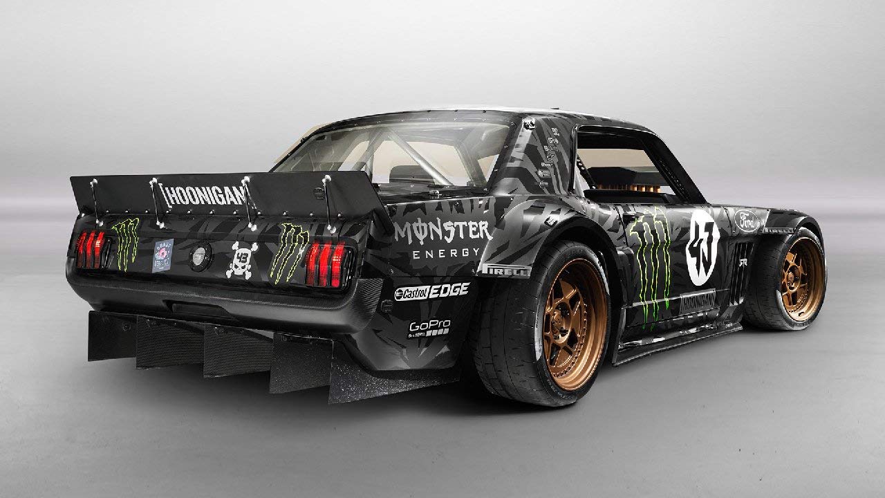 Lilarama USA 2014-Hoonigan-Ford-Mustang-RTR-by-Ken-Block-V3-Super Car Classic Car Poster Print - Coo