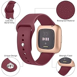 Vancle Silicone Bands Compatible with Fitbit Versa