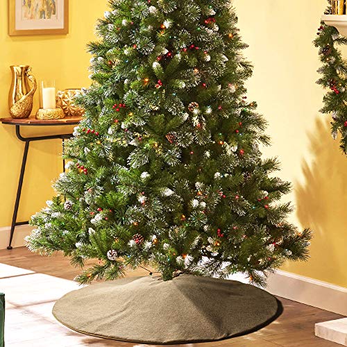 PartyBus Burlap Chirstmas Tree Skirt 48'' - Thumbnail 3
