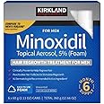 Kirkland Signature 778152 Kirkland Hair Regrowth Treatment 5% Minoxidil Foam for Men - 6 Months Supply