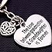 O.RIYA Jewelry Grandmother Grandaughter is Forever Keychain (Keychain)