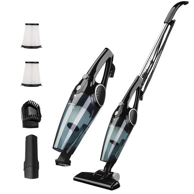 Homasy 2 in 1 Stick Vacuum & Handheld Vacuum, Lightweight Corded Vacuum