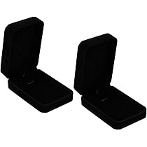 Lot De 4 Boîtes En Velours Pour Bagues, Boucles D'oreilles, Pendentifs