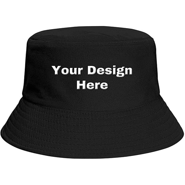 Custom Bucket Hat with Embroidery Text Personalized Fishing