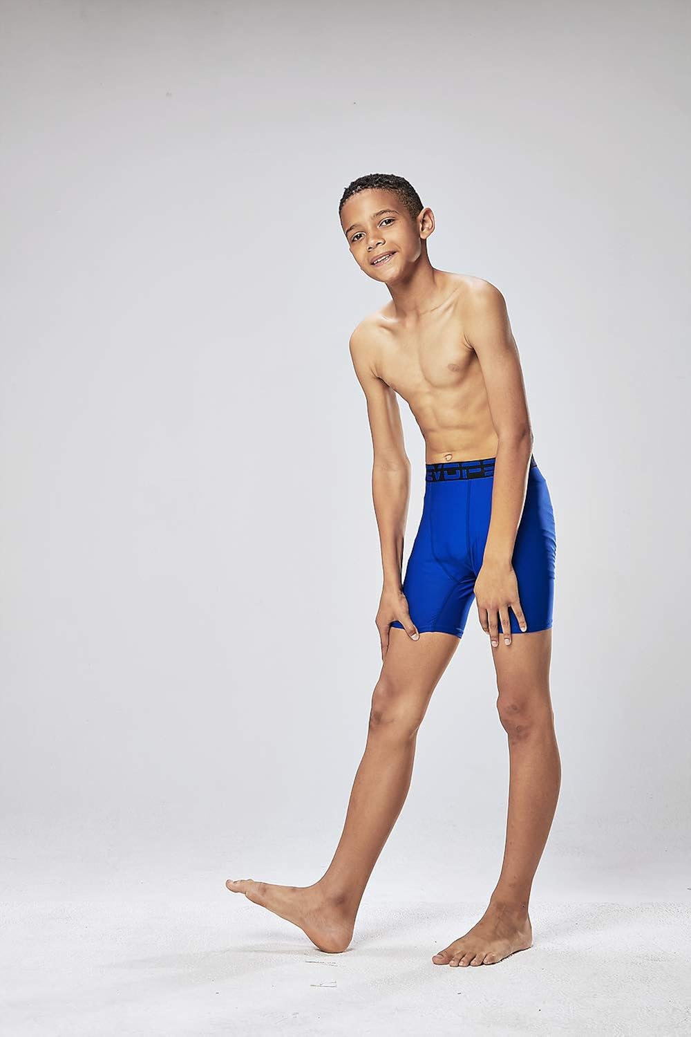 DEVOPS Boys Performance Active Boxer Briefs Underwear Shorts (3-Pack): Clothing