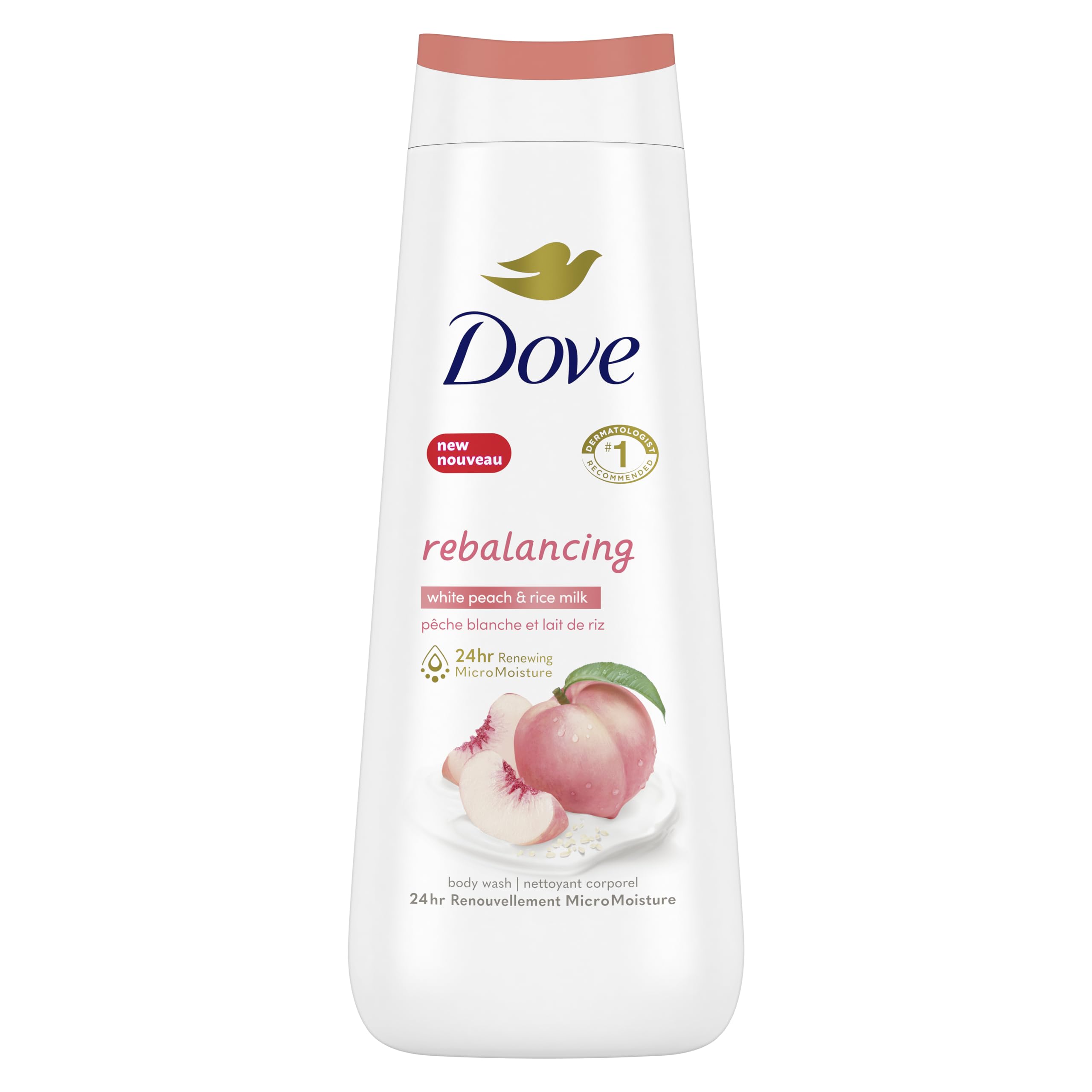 Photo 1 of Dove Body Wash Peach Rebalancing 591 ml