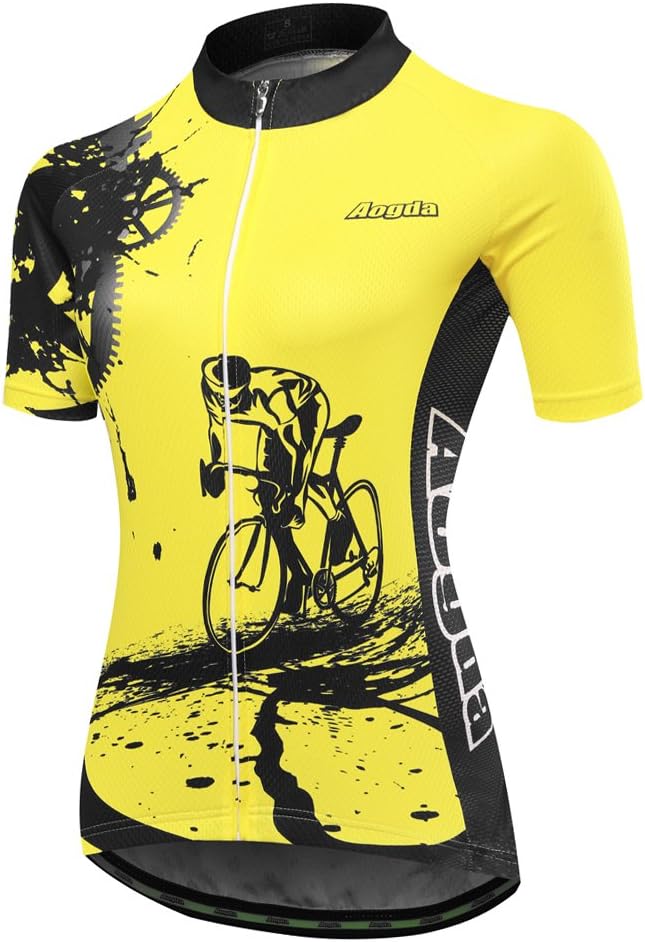 Cycling Jersey Women Aogda Bike Shirts Bicycle Jacket Team Biking Tights Clothing
