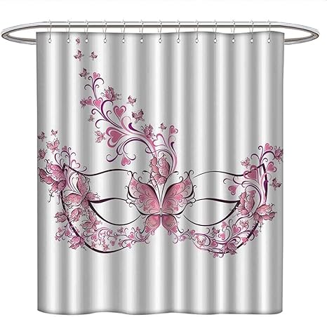 Amazon Anniutwo Marineユニークなシャワーカーテン 海の群れと波の海の結晶 コーラルリーフ イラスト かわいい シャワーカーテン バイオレット ブルー オレンジ 72 X96 シャワーカーテン ホーム キッチン オンライン通販