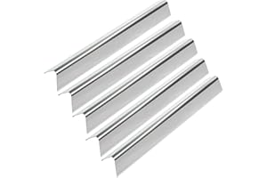 Hongso 7539 7540 24.5 Inch Stainless Steel Flavorizer Bars Heat Plate Grill Replacement Parts for Weber Genesis 300 Series E-310, E-320, S-310, S-320 Gas Grill (2007-2010 with Side-Controls Panel)