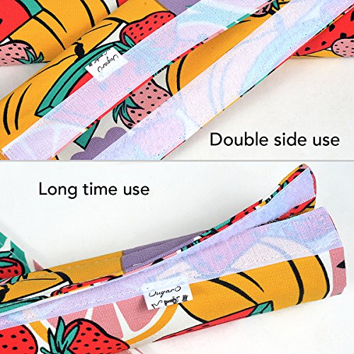 image for OUGAR8 Refrigerator Door Handle Covers Handmade Decor Protector for Ov