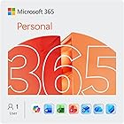 Microsoft 365 Personal | 12-Month Subscription | 1 Person | Office Word, Excel, PowerPoint | 1TB OneDrive Cloud Storage | PC/