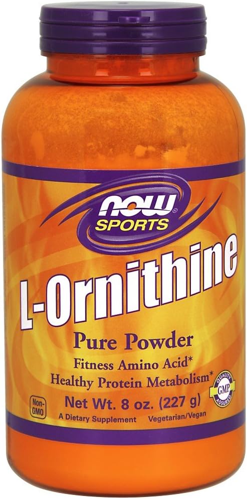 NOW Sports Nutrition, L- Ornithine, Amino Acids, 8-Ounce