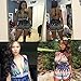 Moxeay Sexy Bohemian Printed Deep V-Neck Backless Romper (S/4)