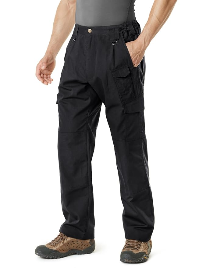 CQR Men's Tactical Pants Lightweight EDC Assault Cargo